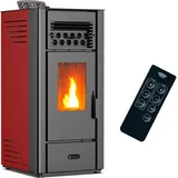 Luft- Pelletofen Anita 10 Kw Sannover Bordeaux