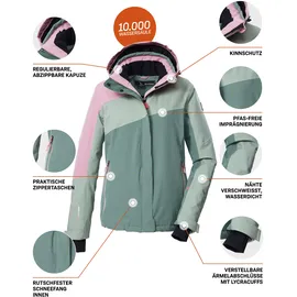 KILLTEC KSW 26 WMN SKI JCKT Skijacke Helles Salbei 48