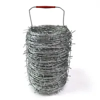 Karat Stacheldraht verzinkt 16 mm Drahtstärke 16 Meter Rolle mit Tragegriff