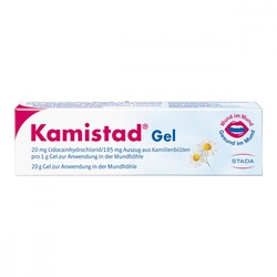 Kamistad Gel bei Zahnfleischentzündungen und Aphten