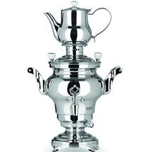 BEEM Odessa Samowar, Edelstahl, 3 liters, Silber