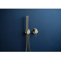 Herzbach MODUL7 Unterputz-Duscharmatur mit Mischer für 1 Verbraucher PVD Gold 70.701002.1.03