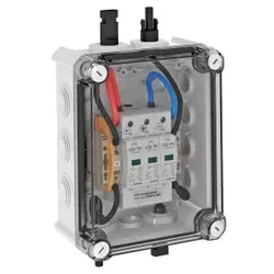 OBO 5088554 Generatoranschlusskasten 1x1 PV-String auf 1 WR-MPP+MC4 1000V DC lichtgrau RAL 7035 PVG-C1000S100