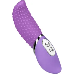 Genoppter Auflegevibrator, 16 cm, lila