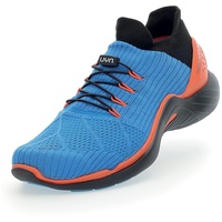 UYN Herren City Running Sneaker, Blue/Orange, 39