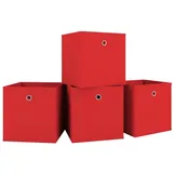 VCM 4er Set Faltbox Klappbox Boxas - Rot
