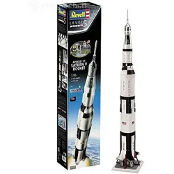 Revell 03704, Raketenmodell, Montagesatz, 1:96, Apollo 11 Saturn V Rocket, Apoll