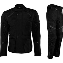 Rusty Stitches Tommy, Textil-Anzug - Schwarz - XL