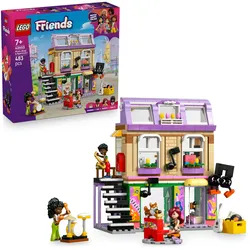LEGO Friends Musikladen & Wohnung - Spielzeug mit Instrumenten - 42653