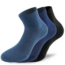 Lenz Performance Quarter Tech grau mele/weiss/blau 43-46