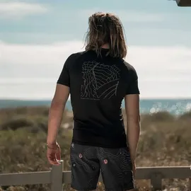 ION Rashguard Kurzarm Schwarz M