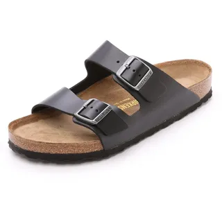 Birkenstock Arizona Nubukleder geölt schmal schwarz 44