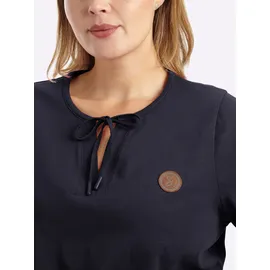 sheego Halbarmshirt in tiefblau, | Gr.: 48/50
