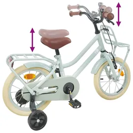 vidaXL Kinderfahrrad 14 Zoll hellgrün