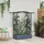 vidaXL Hochbeet mit Rankgitter und Dach 124 x 40 x 125 cm Grau