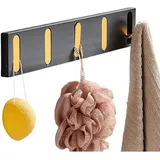 Unsichtbare Haken, Klapphaken für den Eingangsbereich und das Ankleidezimmer, wasserdichte Haken in Gold und Schwarz, Wandhaken für Badezimmer,