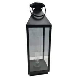 Laterne LED Outdoor schwarz 48448 19x19x60cm