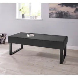 Home Affaire Sitzbank »Oliver«, Breite 140cm, mit Metallgestell, schwarz