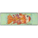 Wash+Dry Funky Fish 60 x 180 cm Mehrfarbig