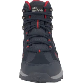 Jack Wolfskin TRAIL HIKER TEXAPORE MID K Wanderschuh wasserdicht, Trekkingschuh blau 33 EU