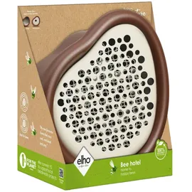 elho Bienenhotel Organic 25 cm Braun-Weiß