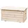 TIMBELA Aufbewahrungsbox 80 x 50 x 47 cm 1-tlg. beige