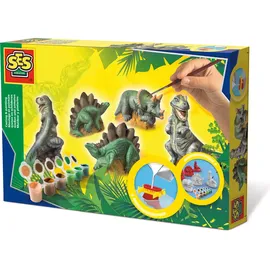 SES Gipsfiguren Dinos gießen und anmalen