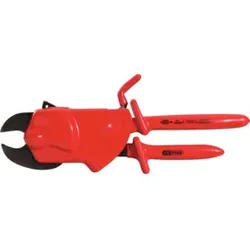 KS Tools Isolierte Einhand-Ratschenkabelschere, 310mm