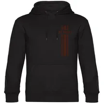 multifanshop Kapuzen Sweatshirt - St. Pauli - Streifen - Druck braun - Hoodie