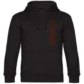 multifanshop Kapuzen Sweatshirt - St. Pauli - Streifen - Druck braun - Hoodie