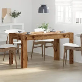 vidaXL Esstisch 140 x 76 x 74,5 cm braun