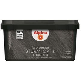 Alpina Farbrezepte STURM-OPTIK Anthrazit 1 L
