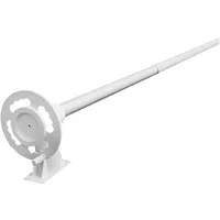 UBBINK Planenaufroller UBBINK "Aufrollvorrichtung DELUXE", weiß, B:16cm H:16cm L:650cm, Aluminium, Winden, für Pools mit breitem flachen Rand