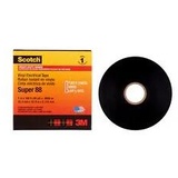 3M SUPER88-25X33 Isolierband Scotch® Schwarz (L x B) 33m x 25mm 1St.