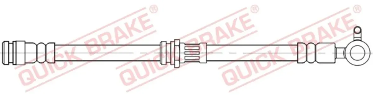 Bremsschlauch QUICK BRAKE 59.804