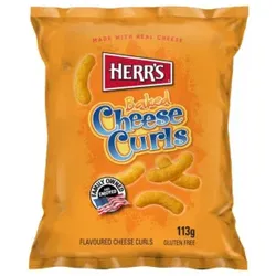 Herr's Baked Cheese Curls Flips Chips 113g