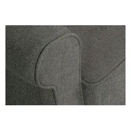 Konsimo Ohrensessel Miles Webstoff 82 x 105 x 97 cm Grau