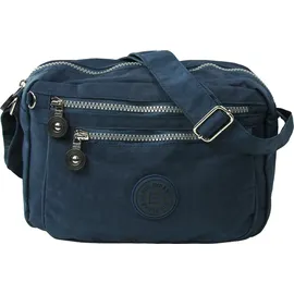 Jennifer Jones Leather Bag Street Umhängetasche Nylon Blue