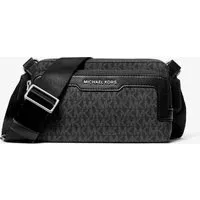 Michael Kors Hudson Umhängetasche Kunstleder Grau/Black