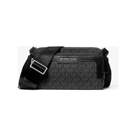 Michael Kors Hudson Umhängetasche Kunstleder Grau/Black