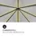 Blumfeldt Pantheon Solid Sky 3 x 4 m Grau/Transparent