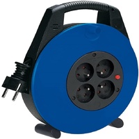 Brennenstuhl 1104464 Kabelbox Vario-Line Kabel, 10m schwarz/blau