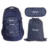 2be Schulranzen-Set 4-tlg. blau