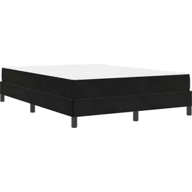 vidaXL Boxspringbett 160 x 200 cm Schwarz