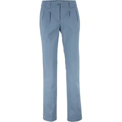 bonprix Stretch-Chinohose, blau, 40, mit Baumwolle