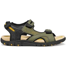 GEOX Sandale Herren Grün/Schwarz 41