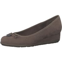 S.Oliver Damen Ballerinas Elegant Keilabsatz Braun (Pepper), 40