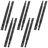 NECILO Softclose Schubladenschienen 450mm, 45kg Belastbarkeit, Schubladenauszug Vollauszug, Dritter Teil abnehmbar, Seitenmontage, Schrauben inklusive, 5 Paar