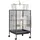 Vevor Vogelkäfig Vogelvoliere 46 x 46 x 77 cm schwarz