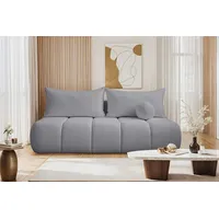 Kaiser Dreisitziges Sofa Piano, mit Schlaffunktion Grau